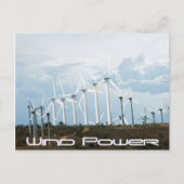 Wind Power Postkarte (Vorderseite)