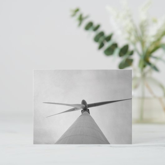 Wind Power Postkarte (Stehend Vorderseite)