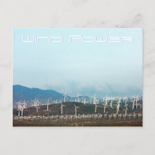 Wind Power Postkarte