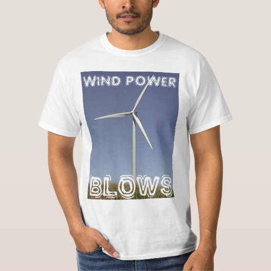 WIND-POWER-SCHLÄGE T-Shirt (Vorderseite)