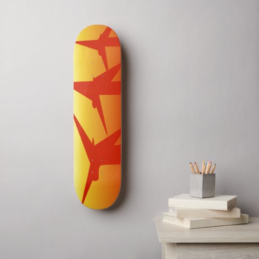Wind Power Skateboard (Wandkunst)