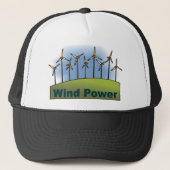 Wind Power Truckerkappe (Vorderseite)