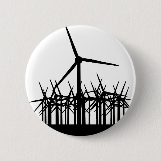 Wind-Powerumwelt Button (Vorderseite)