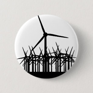 Wind-Powerumwelt Button