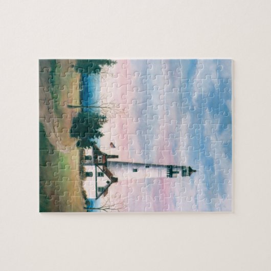 Wind-Punkt-Leuchtturm-Puzzlespiele Puzzle (Horizontal)