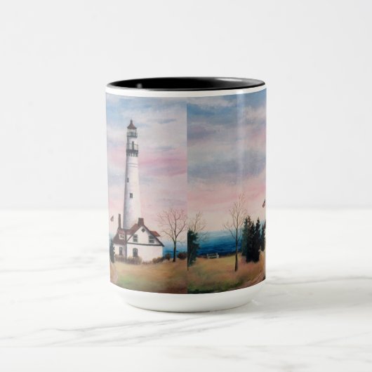 Wind-Punkt-Leuchtturm-Tasse Tasse (Zentrum)