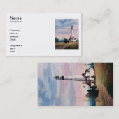 Wind-Punkt-Leuchtturm-Visitenkarten Visitenkarte (Vorne/Hinten)