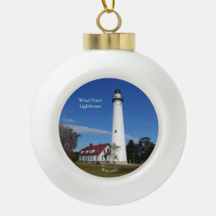 Wind-Punkt-Leuchtturmverzierung Keramik Kugel-Ornament