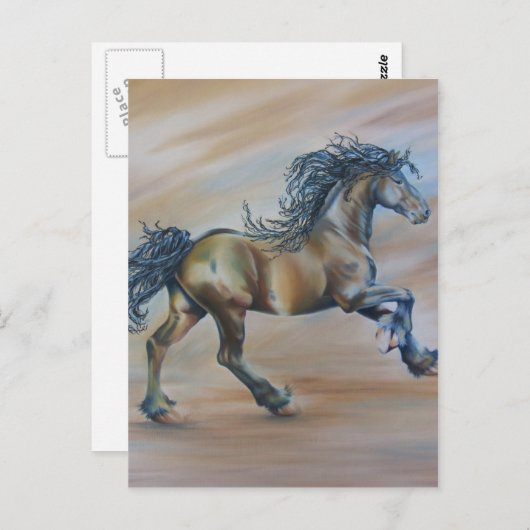 Wind Racer Postkarte (Vorne/Hinten)