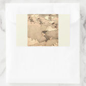 Wind Rechteckiger Aufkleber (Tasche)