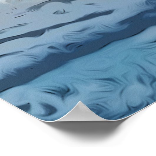 Wind reiten - Skateboarder Poster (Ecke)