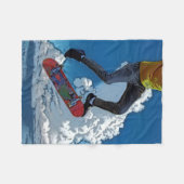 Wind reiten - Skateboarder Poster Fleecedecke (Vorderseite (Horizontal))