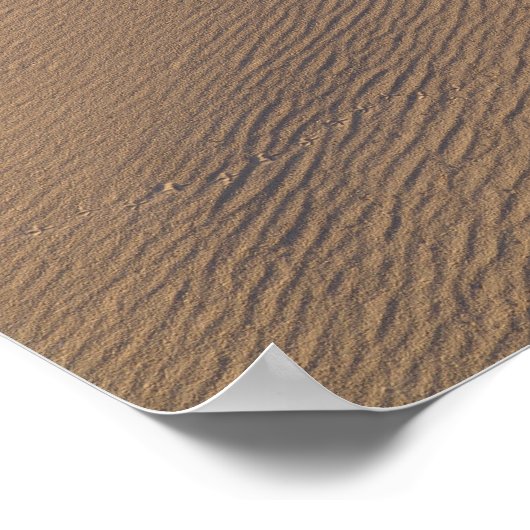 Wind Ripples in Sand II - Standard Poster (Ecke)