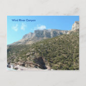Wind River Canyon Postcard Postkarte (Vorderseite)