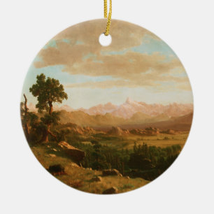 Wind River Country - Albert Bierstadt Keramik Ornament