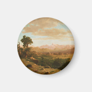 Wind River Country - Albert Bierstadt Magnet