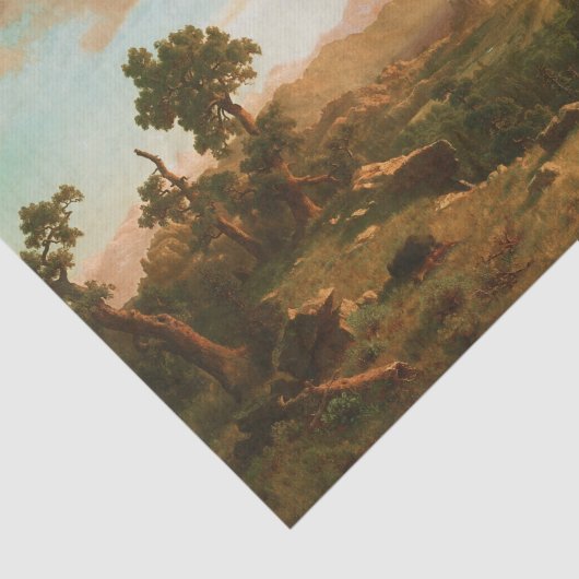 Wind River Country - Albert Bierstadt Seidenpapier (Ausschnitt)