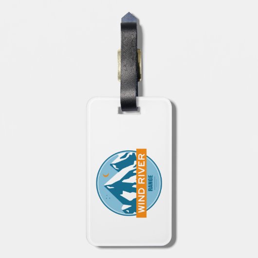 Wind River Mountain Range Gepäckanhänger (Rückseite vertikal)