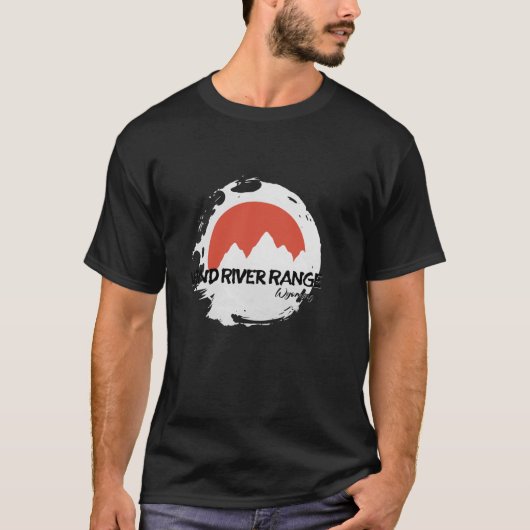 Wind River Range Mountains Wandern im Freien T-Shirt (Vorderseite)