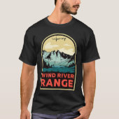 Wind River Range Mountains Wyoming T-Shirt (Vorderseite)