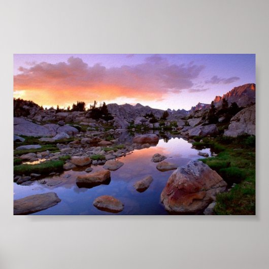 Wind River Range, Wyoming Poster (Vorne)