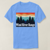 Wind River Range Wyoming Retro T-Shirt (Design vorne)