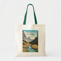 Wind River Range Wyoming Travel Art Vintag