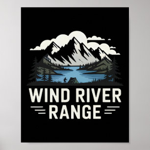 Wind Rivers Range Wandern Camping Klettern Wildnis Poster