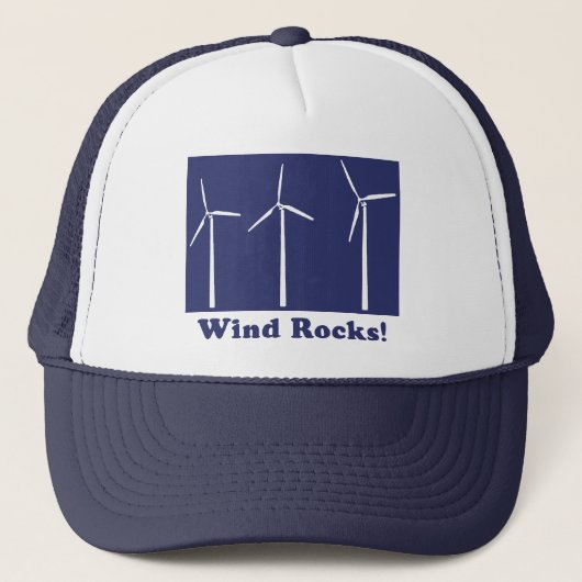 Wind Rocks Truckerkappe (Vorderseite)
