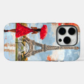 Wind Romance Paris Chic Walk Case-Mate iPhone Hülle (Rückseite (Horizontal))