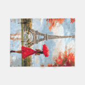 Wind Romance Paris Chic Walk Fleecedecke (Vorderseite (Horizontal))