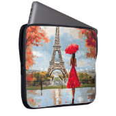 Wind Romance Paris Chic Walk Laptopschutzhülle (Vorne Rechts)