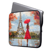 Wind Romance Paris Chic Walk Laptopschutzhülle (Vorderseite Links)