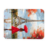 Wind Romance Paris Chic Walk Magnet (Horizontal)