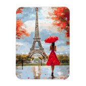 Wind Romance Paris Chic Walk Magnet (Vertikal)