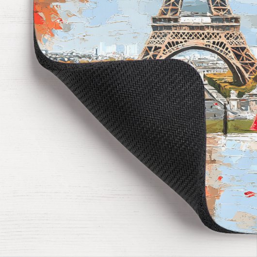 Wind Romance Paris Chic Walk Mousepad (Ecke)