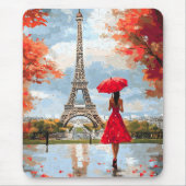 Wind Romance Paris Chic Walk Mousepad (Vorne)