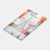 Wind Romance Paris Chic Walk Post-it Klebezettel (angewinkelt)