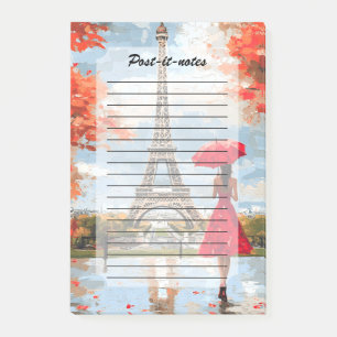 Wind Romance Paris Chic Walk Post-it Klebezettel