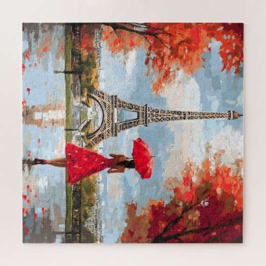 Wind Romance Paris Chic Walk Puzzle (Horizontal)