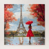Wind Romance Paris Chic Walk Puzzle (Vertikal)