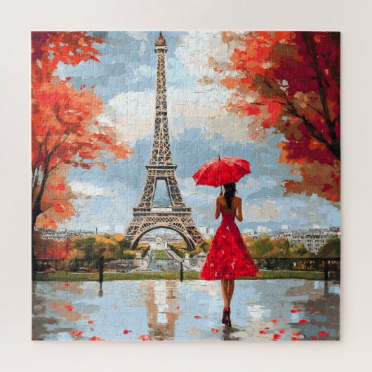 Wind Romance Paris Chic Walk Puzzle (Vertikal)