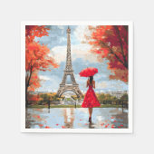 Wind Romance Paris Chic Walk Serviette (Vorderseite)