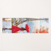 Wind Romance Paris Chic Walk Yogamatte (Vorderseite (Horizontal))