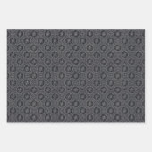 Wind Rose Compass Muster Geschenkpapier Set (Vorderseite 3)