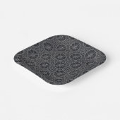 Wind Rose Compass Muster Pappteller (Gewinkelt)