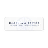 Wind Rose Compass Nautic | RÜCKSENDEADRESSE (Vorne)