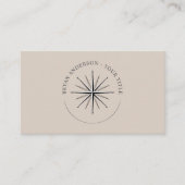 Wind Rose Compass - Nautical Business Card Visitenkarte (Vorderseite)