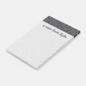 Wind-Rosen-Kompass-Muster | addieren Ihren Namen Post-it Klebezettel (angewinkelt)