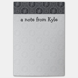 Wind-Rosen-Kompass-Muster   addieren Ihren Namen Post-it Klebezettel